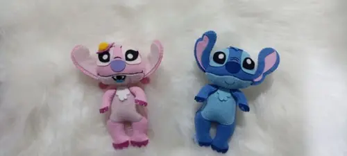 Lembrancinhas Stitch e Angel