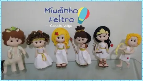 Mitologia Grega - Personagens em Feltro