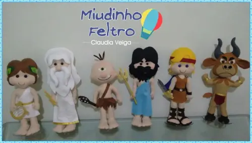 Mitologia Grega - Personagens em Feltro