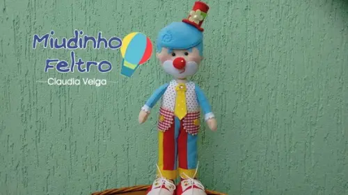 Palhaço em Feltro