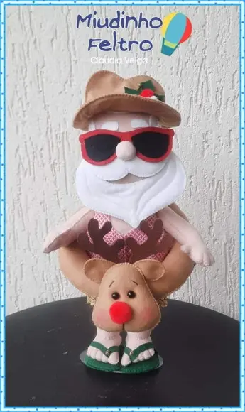 Papai e Mamãe Noel Tropical