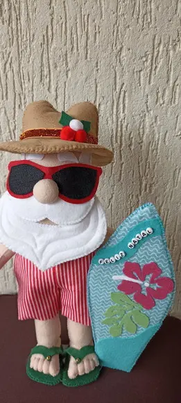 Papai Noel Surfista Praiano