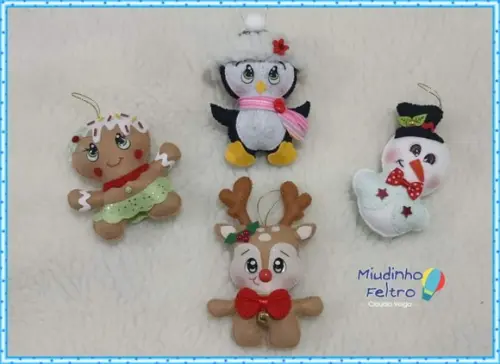Pingentes Natal - Enfeite Árvore Natal