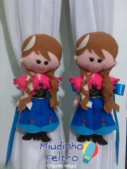 Prendedores de Cortina Frozen