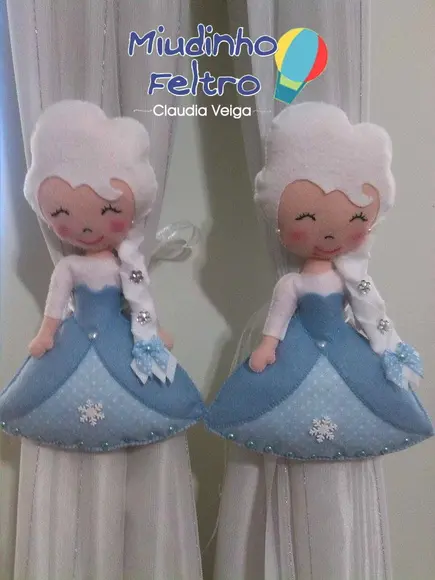 Prendedores de Cortina Frozen