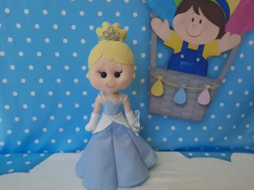Princesas em Feltro 4 Peças