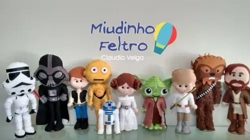 Star Wars em Feltro - Valor Unitário
