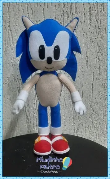 Turma do Sonic em Feltro