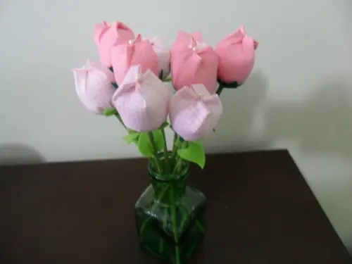Tulipas em Tecido