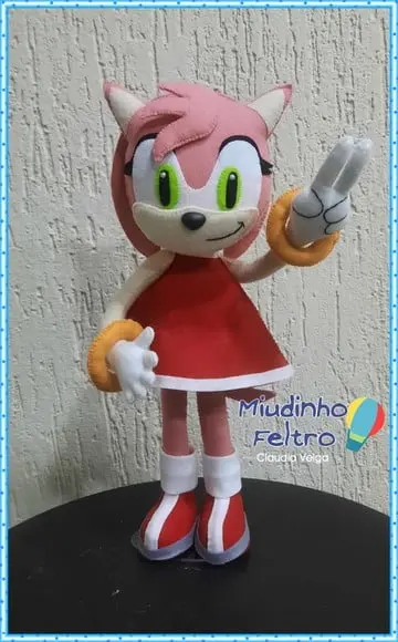 Turma do Sonic em Feltro
