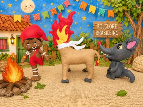 Kit folclore Brasileiro - 3 peças