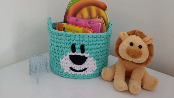 Cesto Urso Verde