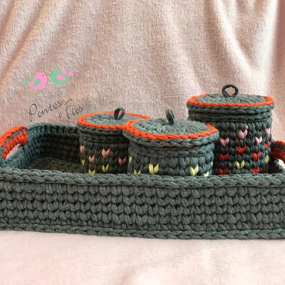 Kit Higiene de Bebê Bandeja Retangular