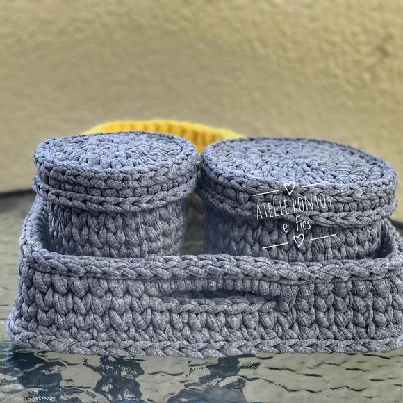 Kit Higiene de Bebê Bandeja Retangular