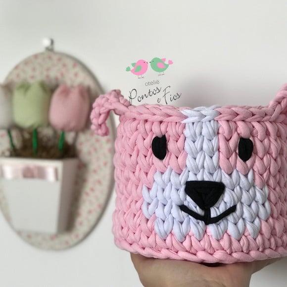 Mini Cesto Cachorrinho 15x11