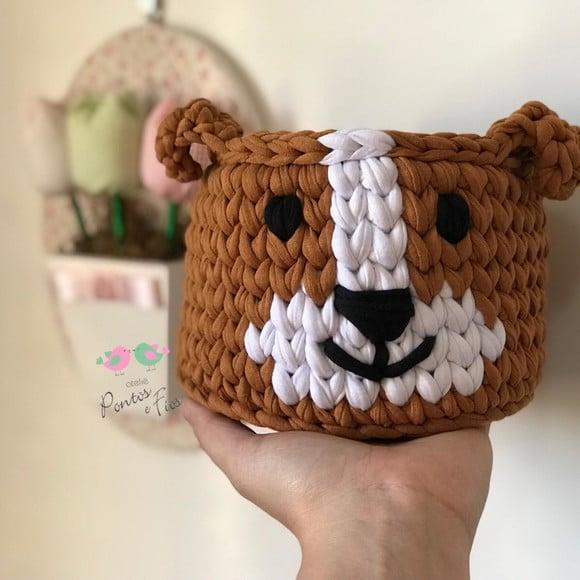 Mini Cesto Cachorrinho 15x11