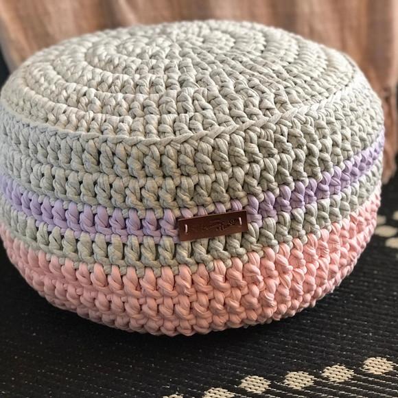 Puff de Croche - 40x25 altura