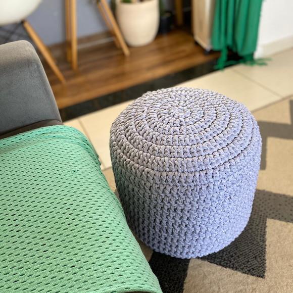 Puff de Croche - 40x35 altura