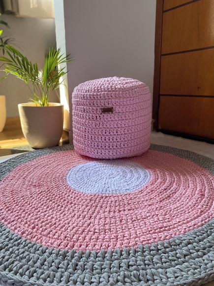 Puff de Croche - 40x35 altura