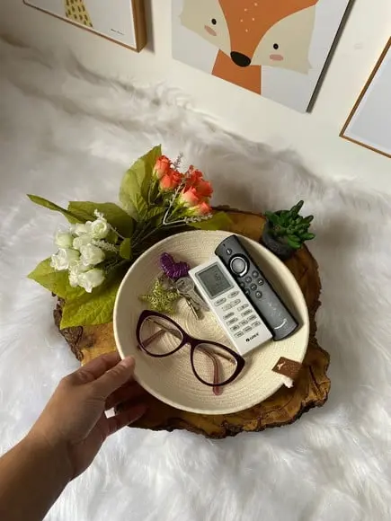 Bandeja aberta de corda