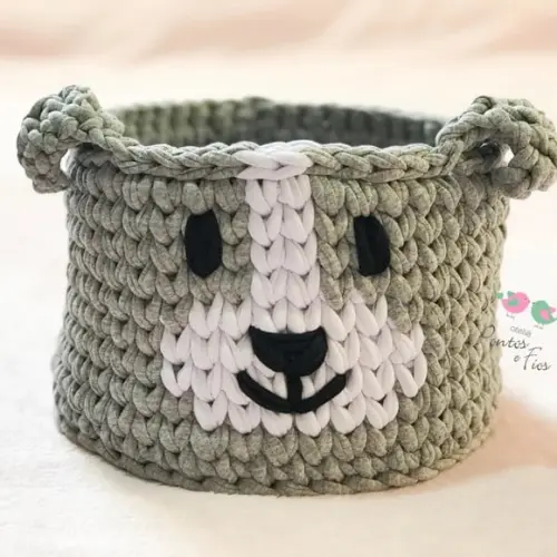 Cesto Cachorrinho 20x15