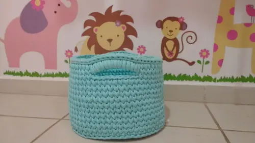 Cesto Fio de Malha 30x20