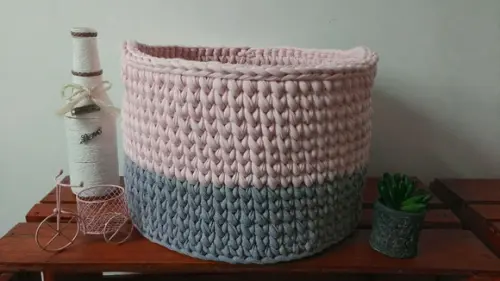 Cesto Fio de Malha 30x20