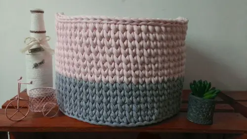 Cesto Fio de Malha 30x20