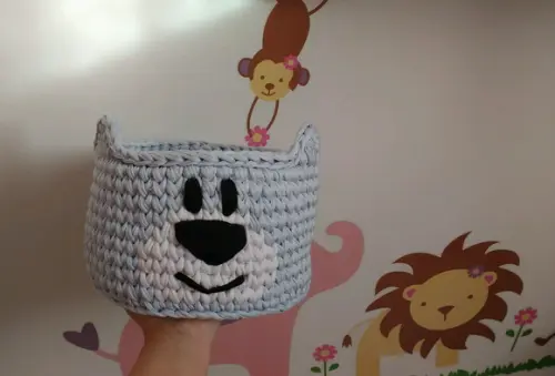 Cesto Urso Azul bebê