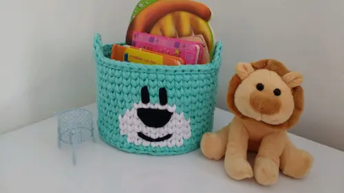 Cesto Urso Verde