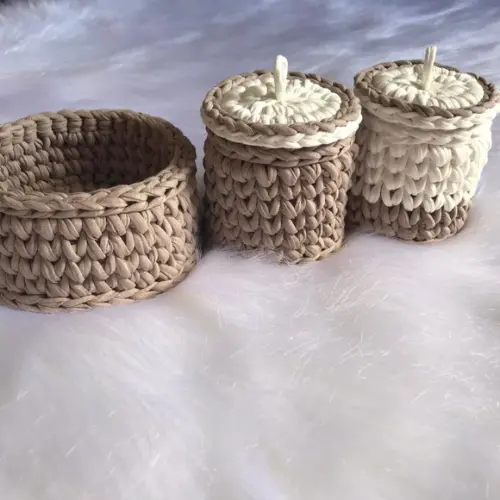 Kit Higiene de Bebê 3 potes