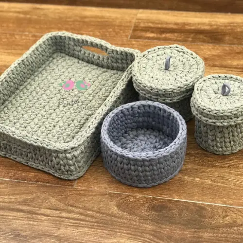 Kit Higiene de Bebê Bandeja Retangular