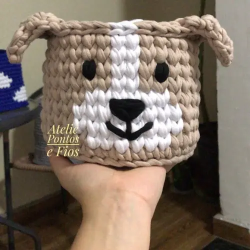 Mini Cesto Cachorrinho