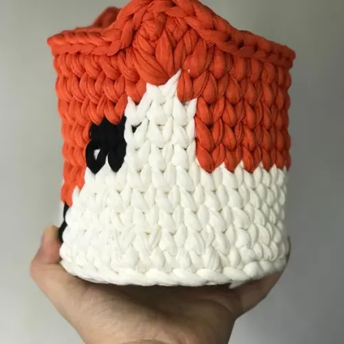 Mini Cesto Raposinha Laranja