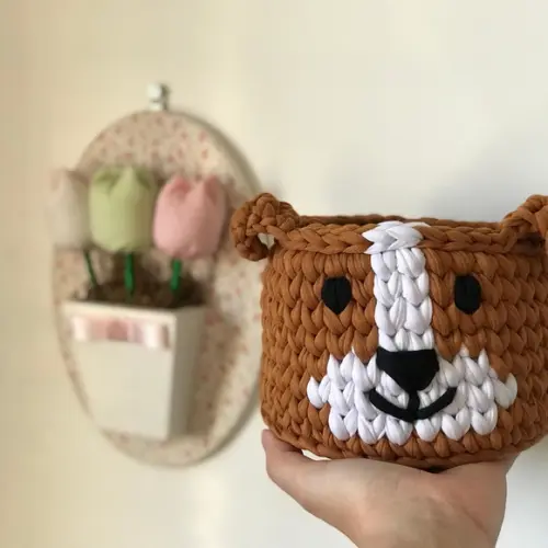 Mini Cesto Cachorrinho 15x11