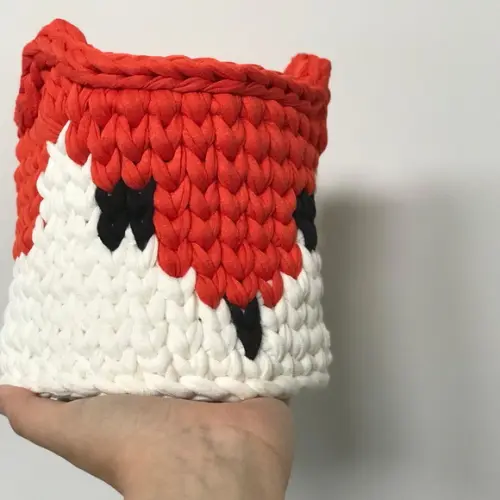Mini Cesto Raposinha Laranja
