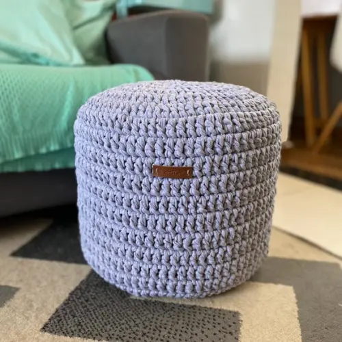 Puff de Croche - 40x35 altura