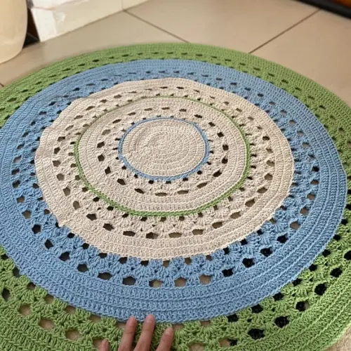 Tapete 0,87 cm de diâmetro