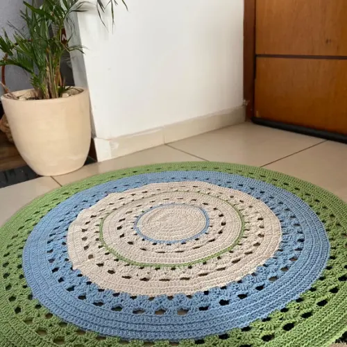 Tapete 0,87 cm de diâmetro
