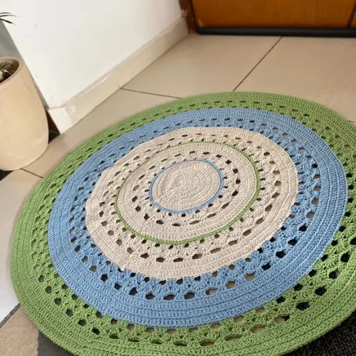 Tapete 0,87 cm de diâmetro
