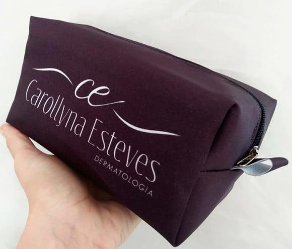 Nécessaire Box Preta Personalizada - Brinde