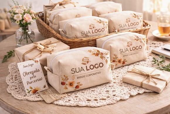 Necessaire Personalizada Brinde de Luxo - Promoção