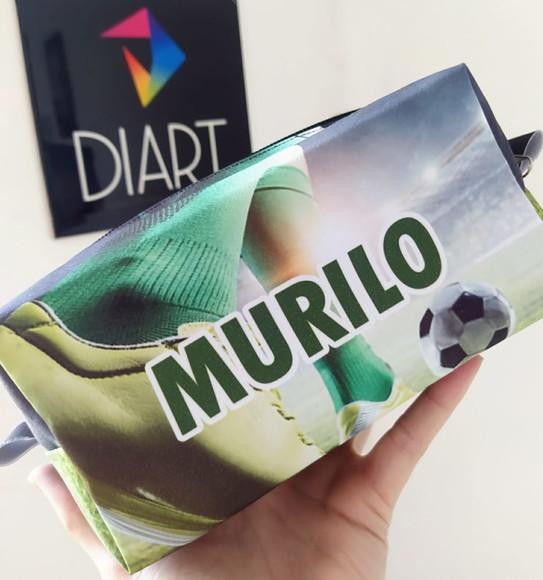 Necessaire Personalizada Tema Futebol lembrança aniversário