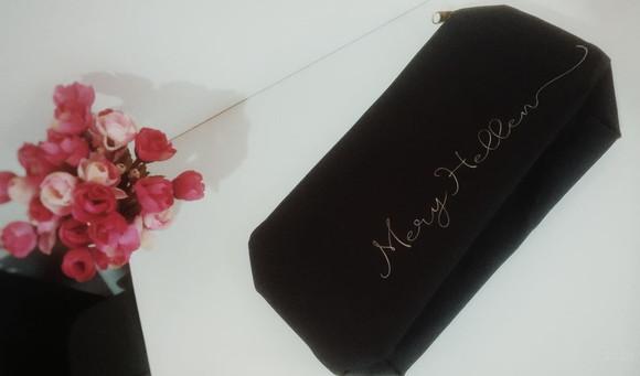 Necessaire Personalizada Preta