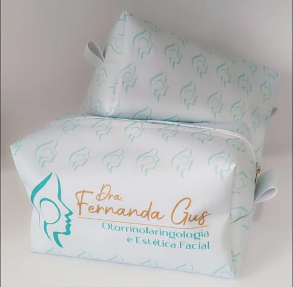 Necessaire Personalizada com Logo Marca-brinde de Luxo