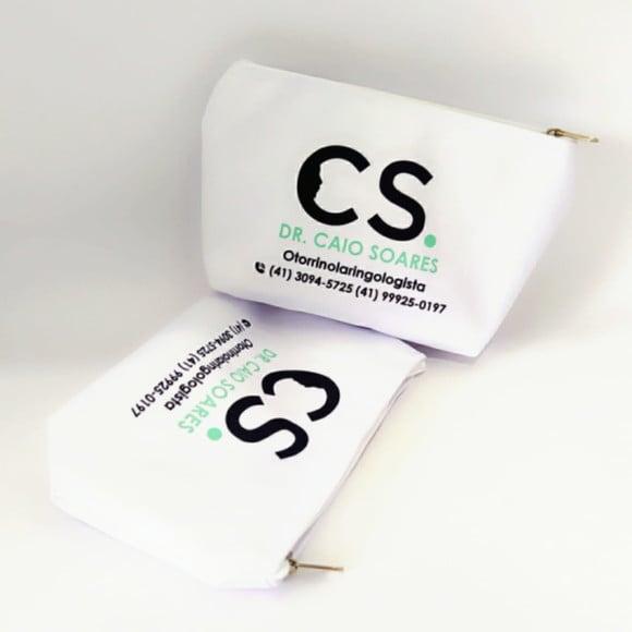 Necessaire Personalizada Pequena com Logo Marca