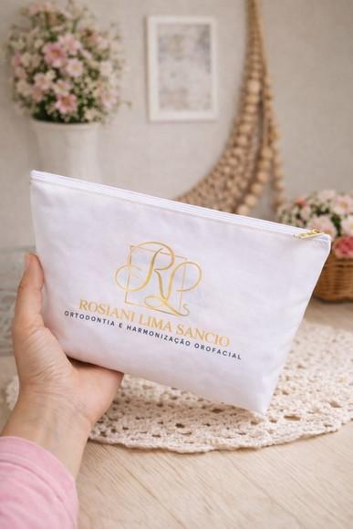 Necessaire Personalizada Logo Brinde Consultório Clínica