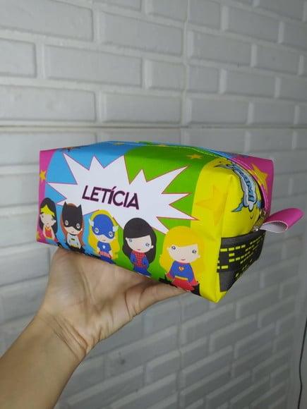 Nécessaire Personalizada Super Heroínas Lembrança