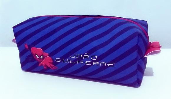 Estojo Box Personalizado Homem Aranha