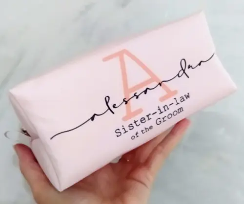 Nécessaire Personalizada para Casamento Lembrança de Luxo